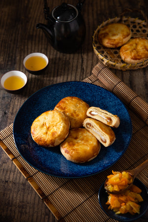 Cherry Grandfather Kumquat Mochi Cake(340g)