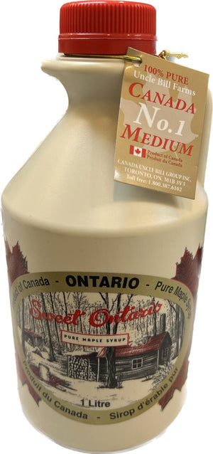 Uncle Bill Farms Maple Canada Syrup (Jar) 1000ml