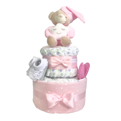 The Gift Baby 2 Tier of Diaper Cake PRD241
