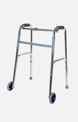 FOLDING WALKER WITH WHEELS