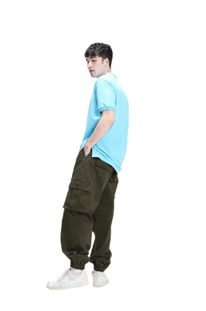 Military green Harem Pants