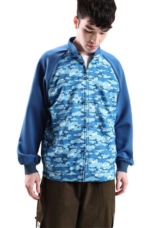 Navy Unisex Bomber Jacket