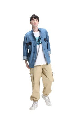 Navy Denim Jacket