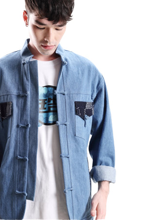 Navy Denim Jacket