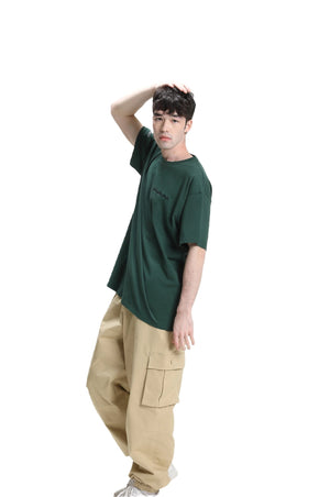 Military green Logo T Shirt