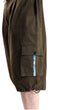 Military green Canvas Shorts