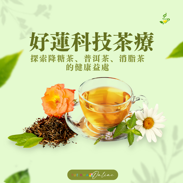 好蓮科技茶療｜探索降糖茶、普洱茶、消脂茶的健康益處