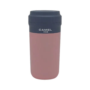 Camel Cuppa28 Glass Vacuum Mug in Plastic Case 280ml(Pink)