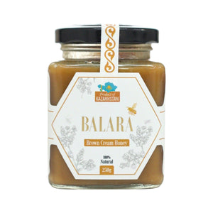 Balara Brown Cream Honey-100% Organic Kazakhstani Honey(250G)