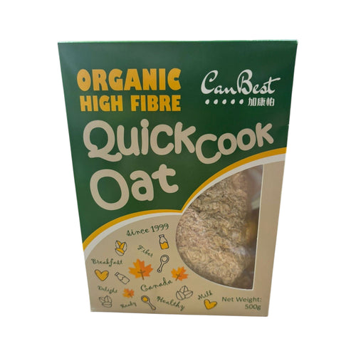 CanBest Organic Rolled Oats (500G)