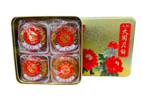 Tai Tung Pure Red Bean Paste Mooncake(4 pieces)