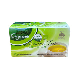 Golden Sail Brand Organic Jasmine Tea Bags (25 tea bags)