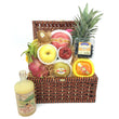 Mid-Autumn Festival Fruit Hamper(YWM193R) & Yue Hwa 1959 Double Egg Yolks White Lotus Seeds Mooncake (4pcs/box)