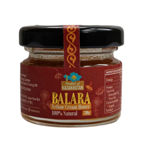 Balara Yellow Cream Honey-100% Organic Kazakhstani Honey(30G)