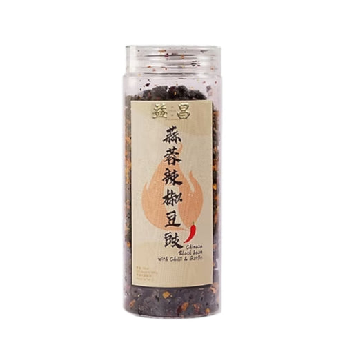 Yick Cheong Ho Chinese Black Bean with Chili & Garlic(180G)