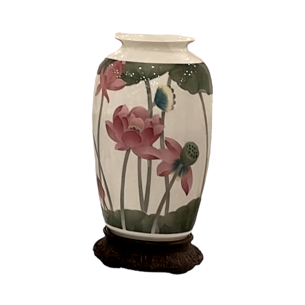 Porcelain Vase(Without Wooden Stand) | Yue Hwa Online Shop