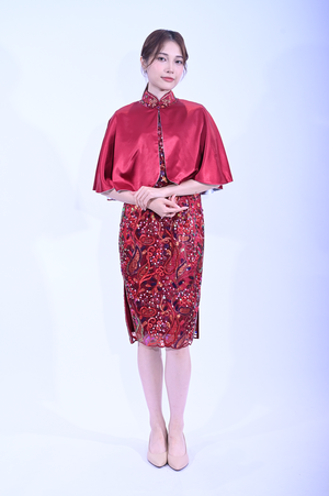 Antonio Ladies Lace Qi Pao 2023-2317