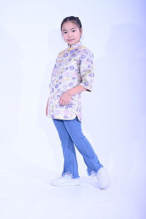 YUE HWA Girl's Chinese Style Top YC1120-2