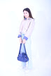 YUE HWA X BLIND by JW Chinese Knot Laserut Handbag Blue