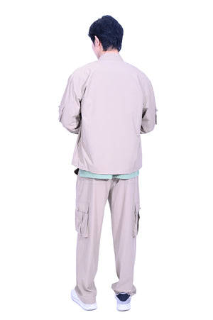 CYPHERHOOD Chinese Military Pants Light Khaki