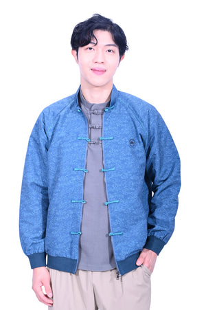 CYPHERHOOD Chinese Bomber Jacket(Blue)