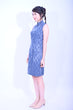 Line & Curve Ladies Denim Qi PaoYL1136-6