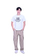 Line & Curve Men's Cotton Short Sleeve T-Shirt-White