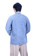 Line & Curve Unisex Denim Tang Jacket Grey