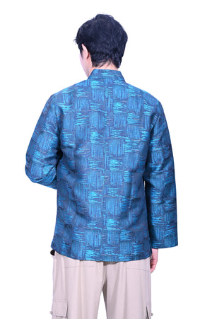 Line & Curve Men's Tang Jacket Peacock blue