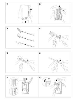 Uphold Pocket-Size Reusable Folding Travel Cutlery