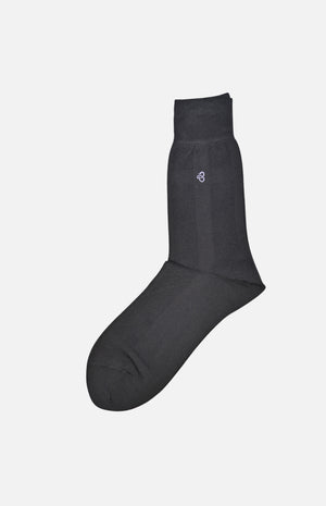 Mercerized Cotton Executive Socks(Black)