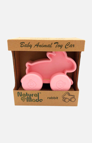 Natural Made - Baby Animal Toy Car (Rabbit)