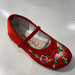 Golden Step Girl's Embroidered Shoes (Red)