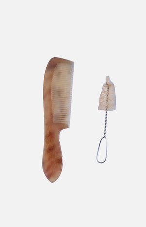 Horn Comb with brush set