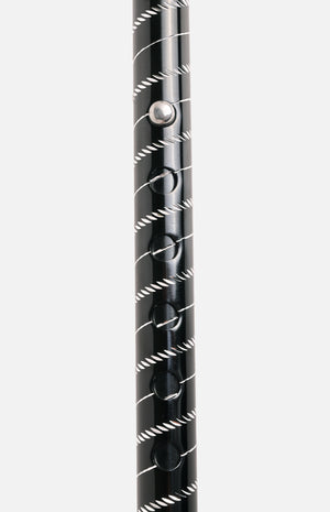Black Twill Pattern Stick