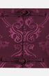 Silk Padded Jacket (Fishes Pattern)-Purple
