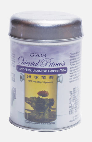Golden Sail Brand Chu Shui Fu Rong Hand-Tied Jasmine Green Tea (10pcs)