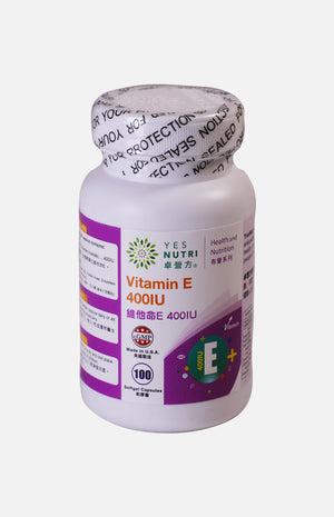 YesNutri Vitamin E 400IU Softgel Capsules (100 Softgel Capsules)