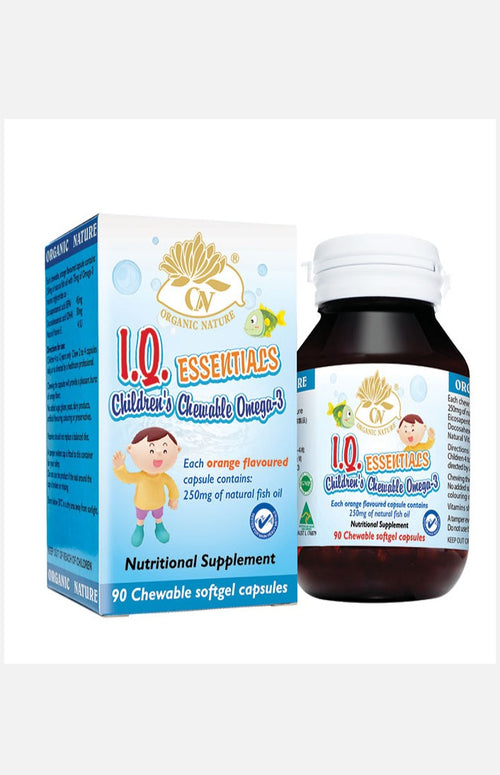 I.Q. Essential Children's Chewable Omega-3 (90 Capsule/250mg)