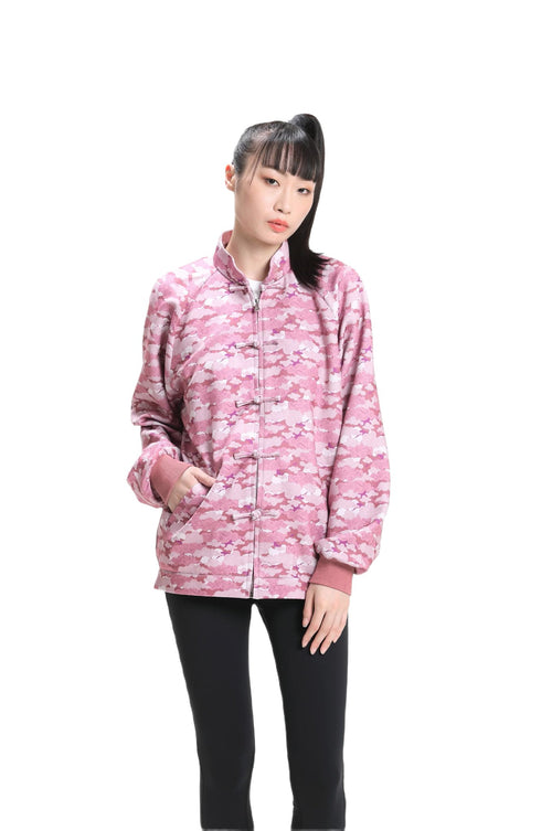 Pink Unisex Bomber Jacket